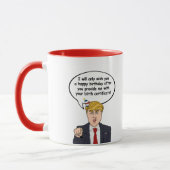トランプ誕生日カード – あなたの誕生c マグカップ (左)