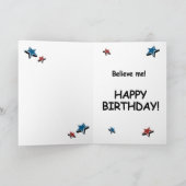 トランプ誕生日カード – 私はあなたの誕生日grを作る カード (内部)