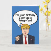 トランプ誕生日カード – 誕生日得用 カード (黄色い花)