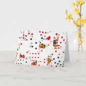 トランプ誕生日ユーモア カード (黄色い花)