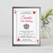 トランプ誕生日招待状 招待状 (スタンド正面)