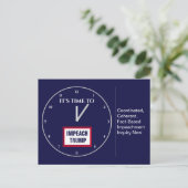 トランプ議会の弾劾を弾劾する時だ ポストカード (スタンド正面)