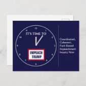トランプ議会の弾劾を弾劾する時だ ポストカード (正面/裏面)