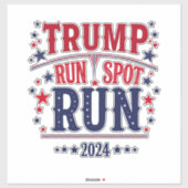 トランプ走スポット走の選挙おもしろい討論 シール (シート)