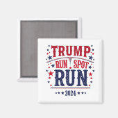 トランプ走スポット走の選挙おもしろい討論 マグネット (正面/裏面)