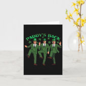 トランプ踊りおもしろいSt patricks day飲料水田 カード (黄色い花)