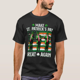 トランプ踊りMake St. Patrick's Day素晴らし Again Tシャツ