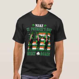 トランプ踊りMake St. Patrick's Day素晴らし Again Tシャツ