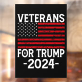 トランプ退役軍人2024 Proトランプ ウィンドウサイン (シート2)