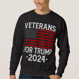 トランプ退役軍人2024 Proトランプ スウェットシャツ