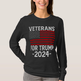トランプ退役軍人2024 Proトランプ Tシャツ