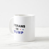 トランプ退役軍人 コーヒーマグカップ (正面左)