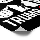 トランプ逮捕この指2024 America Usa Flagfun ポスター (角)