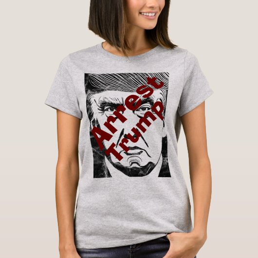 トランプ逮捕Tシャツ Tシャツ (正面)