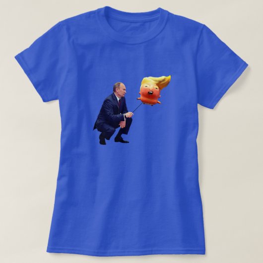 トランプ遊バルーン付きプーチン Tシャツ (デザイン正面)