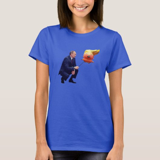 トランプ遊バルーン付きプーチン Tシャツ (正面)