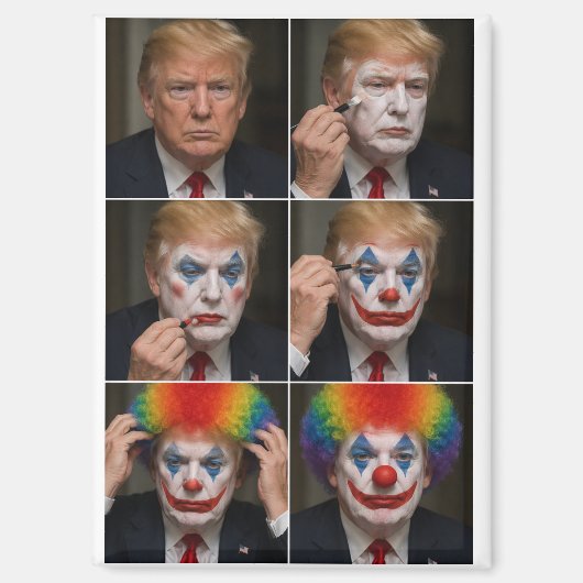 トランプ道化師マグネット マグネット (正面)