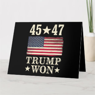 トランプ選手が2024年45位の米国州旗 カード