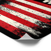 トランプ選手が2024年45位の米国州旗 ポスター (角)