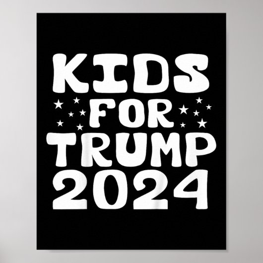 トランプ選挙のための子供たち2024 ポスター (正面)