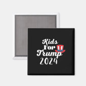 トランプ選挙のための子供たち2024 1 マグネット (正面/裏面)