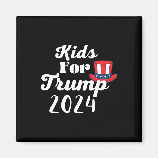 トランプ選挙のための子供たち2024 1 マグネット (正面)