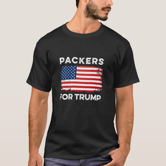 トランプ選挙のパッカーおもしろいズ2024投票発明者 Tシャツ (正面)
