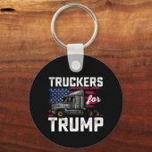 トランプ選挙ヴィンテージ大統領ののトラック キーホルダー (正面)