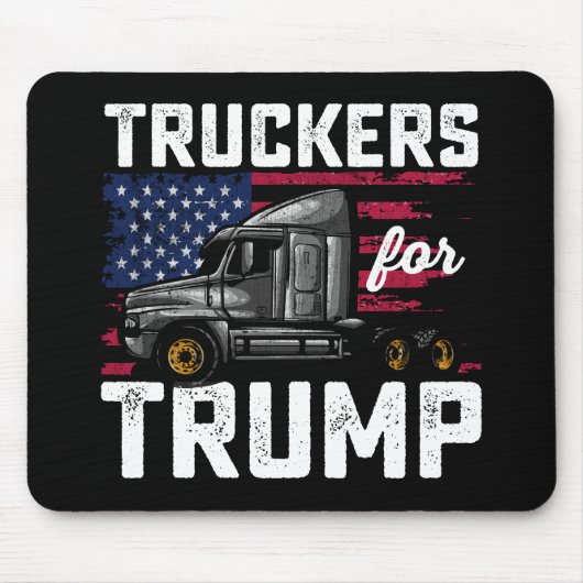 トランプ選挙ヴィンテージ大統領ののトラック マウスパッド (正面)