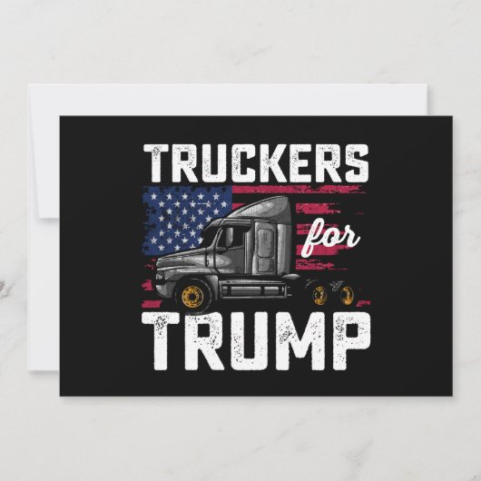 トランプ選挙ヴィンテージ大統領ののトラック 招待状 (正面)