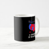 トランプ選挙地図に縛られない コーヒーマグカップ (正面右)