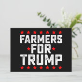 トランプ選挙大統領のヴィンテージ農家 招待状 (スタンド正面)