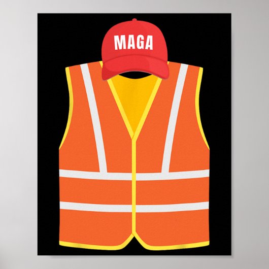 トランプ選挙日のメガガベージコレクターベスト ポスター (正面)