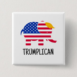 トランプ選挙2024キャンペーン ノベルティギフトボタン 缶バッジ