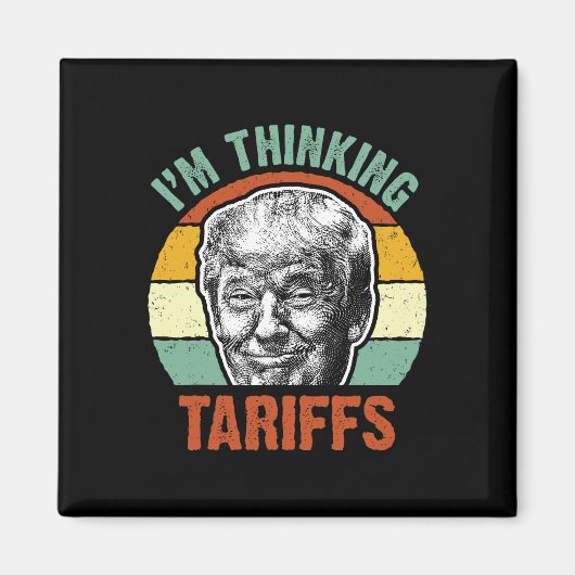 トランプ関税が面白い - 私は関税の政治的 マグネット (正面)