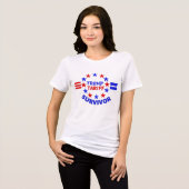 トランプ関税を生き残った人 トライブレンドＴシャツ (正面全面)
