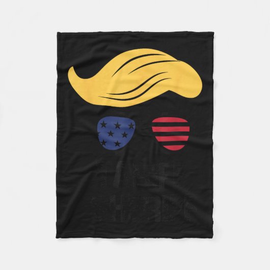 トランプ関税書特別行政官 フリースブランケット (正面)
