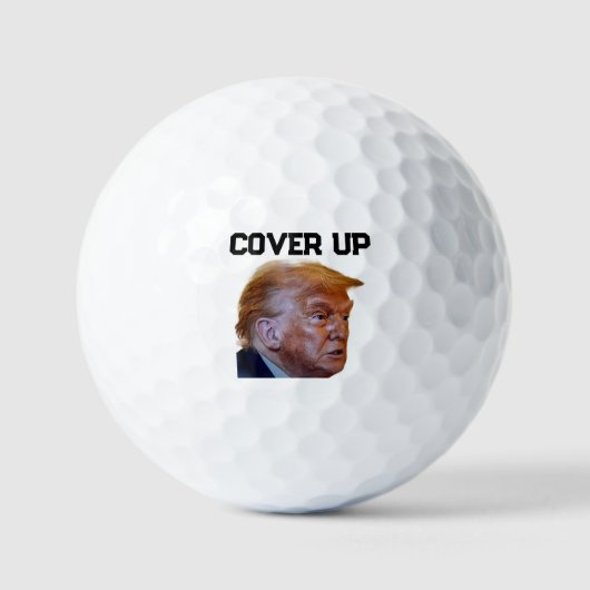 トランプ隠蔽ゴルフボール ゴルフボール (正面)