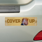 トランプ隠蔽ステッカー バンパーステッカー (車上)
