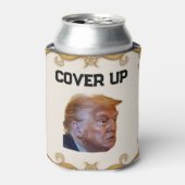 トランプ隠蔽工作 缶クーラー (缶正面)