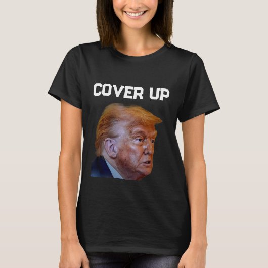 トランプ隠蔽Tシャツ Tシャツ (正面)