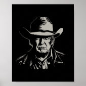 トランプ頭カウボーイアメリカ2024投票米国マガ1 ポスター (正面)