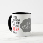 トランプ頼マグ マグカップ (正面左)