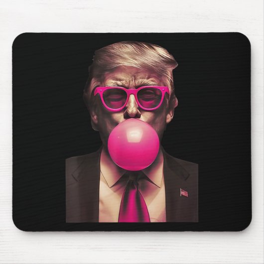 トランプ風船ガム面白い 1 マウスパッド (正面)