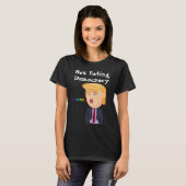 トランプ食べの民主主義Tシャツ Tシャツ (正面フル)