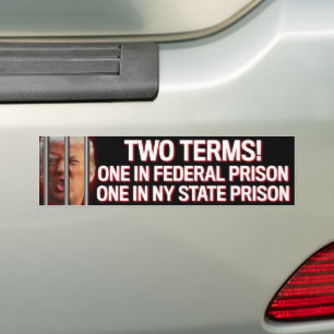 トランプ2条件が刑務所を起訴アンチ – トランプ2024 バンパーステッカー