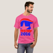 トランプ2016キャンペーンアート Tシャツ (正面フル)
