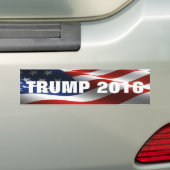 トランプ2016 バンパーステッカー (車上)