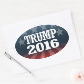 トランプ2016 楕円形シール (封筒)