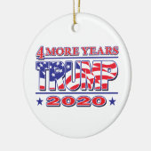 トランプ2020さらに4年 セラミックオーナメント (左)